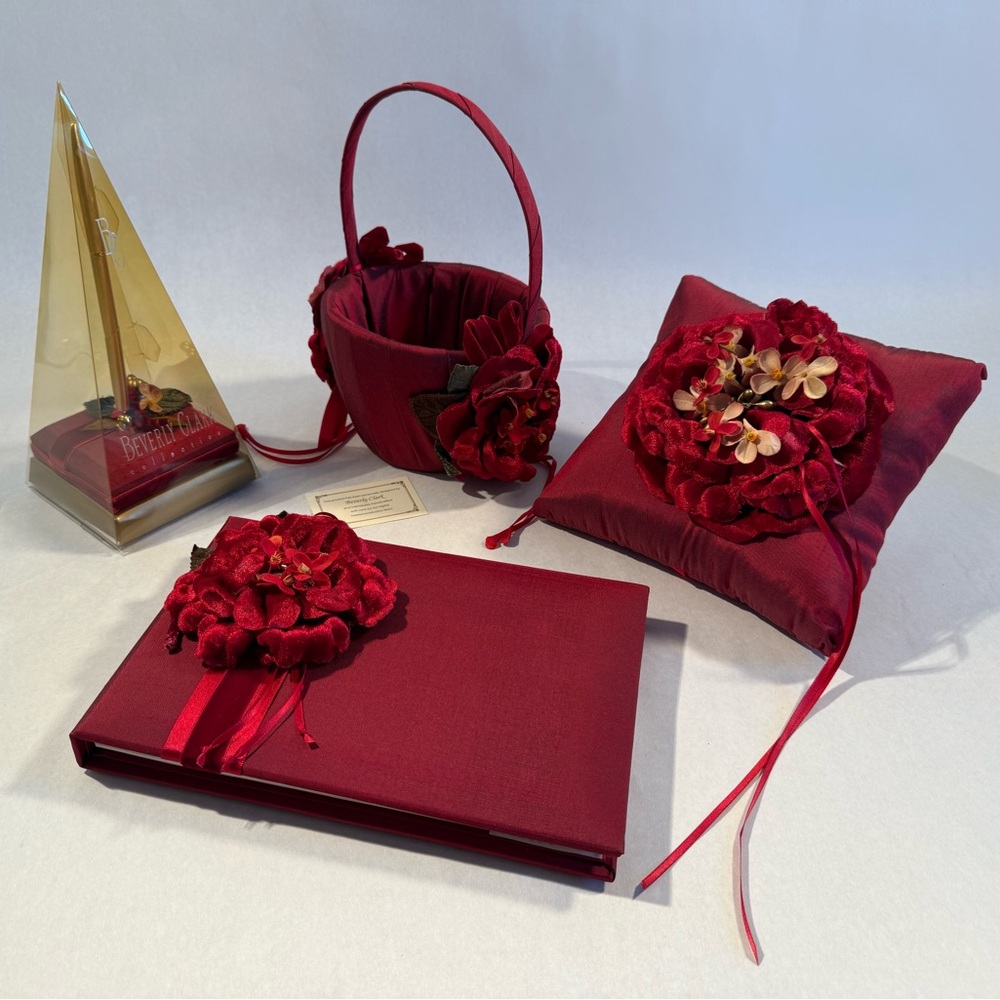 Elegant Crimson Rose Wedding Collection by Beverly Clark